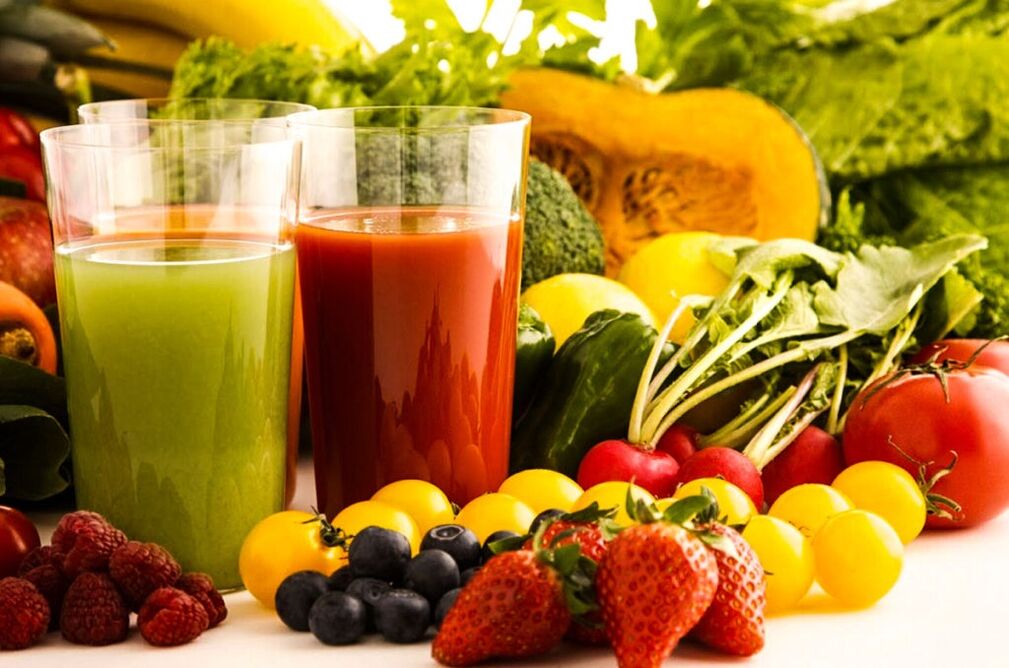 Zumos de frutas y verduras para adelgazar. 