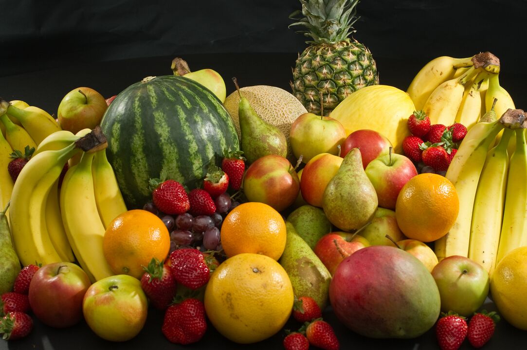 Las frutas son portadoras de complejos vitamínicos. 