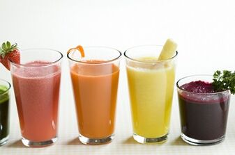 Dieta de jugos para bajar de peso.